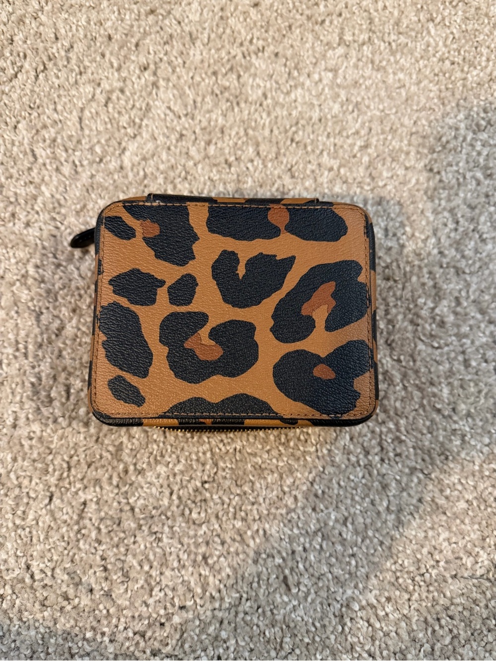 Coach Leopard Print Jewelry Organizer - Picture 2 of 5